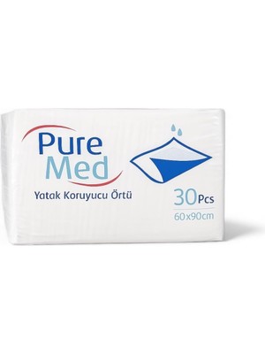 Starseven Yatak Örtü 60X90 cm – 30’lu | Tek Kullanımlık Sıvı Geçirmez Hasta Altı Örtüsü | Yüksek Emi
