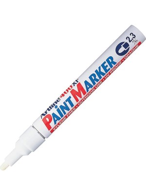Starseven Markalama Kalemi Markör Kalıcı Işaretleyici Marker Beyaz Kalem Metal Plastik Cam Ahşap Yüzey