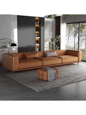 Veluxe Home & Living'den Lucente Italyan Deri Modern Koltuk Hakiki Deri Modern Koltuk