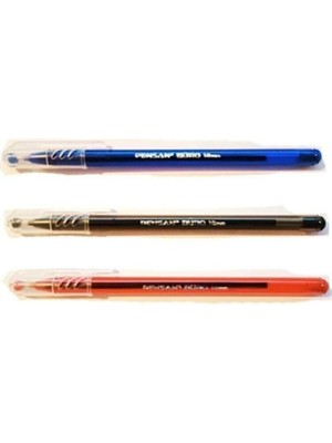 Starseven Pensan Büro 1.0 mm Tükenmez Kalem 3'lü Set Tk.k Tek Ebat Siyah-Mavi-Kırmızı