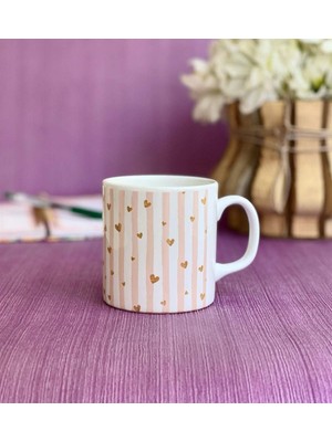 Starseven Giftmoda Altın Işıltılı Tasarımlı Kupa