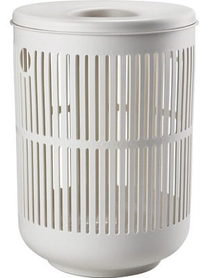 Starseven Zone Denmark Ume Kapaklı Çamaşır Sepeti, Çamaşır Torbası, Çamaşır Sepeti, Çap 40 Cm, Yükseklik 54 C