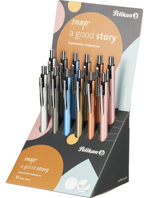 Starseven Pelikan Snap Tükenmez Kalem 12LI Display