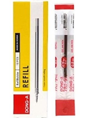 Starseven Donga Jell Kalem Yedeği My Jel Kırmızı 211130 (1 Paket 12 Adet)