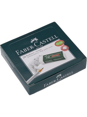 Starseven Faber-Castell Beyaz Silgi, 20’li, Kurşun Kalem Izlerini Kolayca Silen, Doğa Dostu, Rahat Kullanı