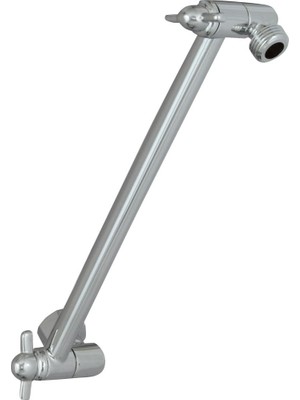 Starseven Faucet Duş Başlıkları Için 10 "ayarlanabilir Uzatma Duş Kolu, Krom UA902-PK