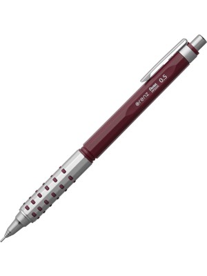 Starseven Pentel 0.5 mm - Kırmızı Gövde Orenz At Teknik Çizim Yazı Versatil Kirmizi