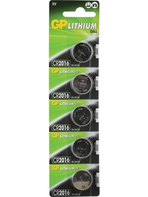 Starseven CR2016 Lityum Pil 5 Li Paket