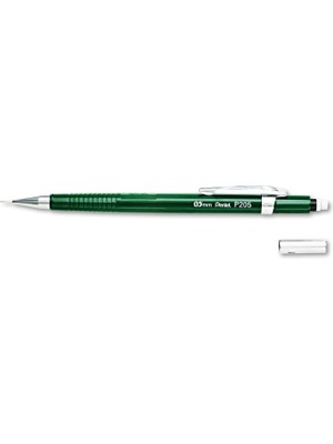 Starseven Pentel Teknik Çizim Yazı Için Mekanik Kurşun Kalem, 0.5 Mm, Yeşil, Kutusunda