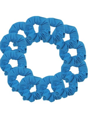 Starseven Motique Accessories 12'li Paket Düz Saç Tokası Scrunchies -