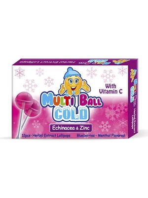 Starseven Multi̇ Ball Cold Eki̇nezya & Çi̇nko Loli̇pop 12 Adet