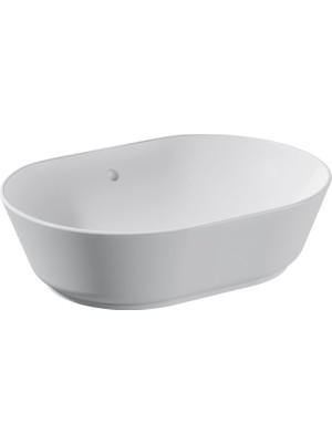 Starseven Geo 7427B003-0012 Oval Çanak Lavabo, 55 Cm, Beyaz
