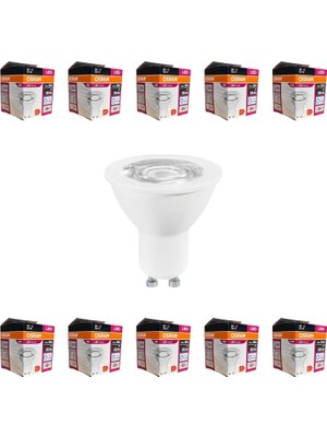 Starseven GU10 LED Ampul 4.5W 6500K Beyaz Işık – 350LM, 36° Işık Açısı, 10'lu Ekonomik Paket, Sı