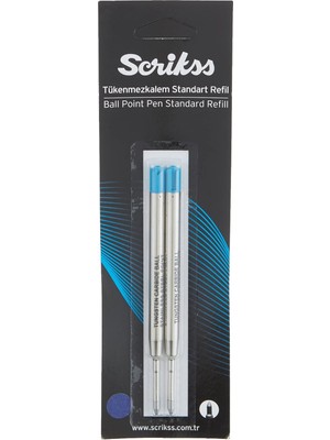 Starseven Scrikss Dev Tükenmezkalem Refil 2'li Blister, 0.7 mm Uç,