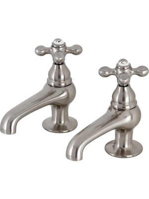 Starseven Brass CC7L8 Lavabo Bataryası, Fırçalanmış Nikel 4 x 3,5 x 1,75