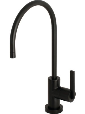Starseven Brass KS8190CTL Kontinental Su Filtrasyon Bataryası, 13,7 cm Ağız Erişiminde, Mat Siyah