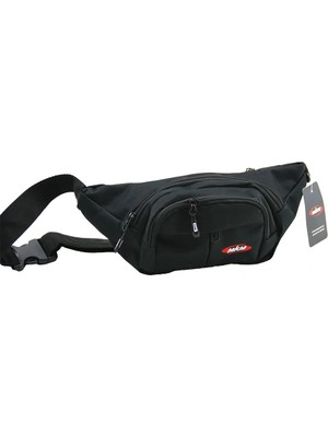 Uravas Store Bel Çantası 4 Fermuarlı Bölme   11 x 9 x 30CM (5047)