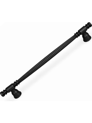 Starseven Gözde Siyah Çekmece Kulp 160 mm Tasarım Dayanıklı Dolap Kapak Kulpu Mobilya Aksesuarı