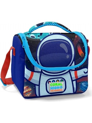 Starseven Coral High Erkek Çocuk Astronot Okul Piknik Beslenme Çantası