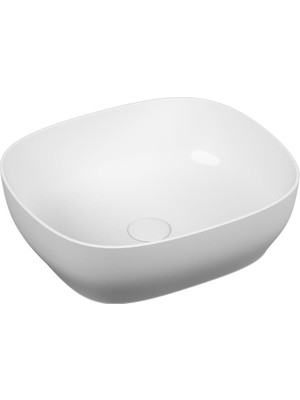 Starseven Outline 5994B403-0016 Kare Lavabo, 48 Cm, Beyaz