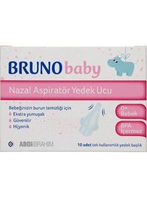 Indispensablely Bruno Baby Nazal Aspiratör Yedek Uç 10'lu