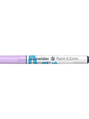 Starseven Schneider 310 Akri̇li̇k Marker 2mm Pastel LİLA-120128