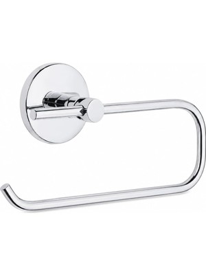 Starseven Alper Banyo 304 Paslanmaz Çelik Solo Havlu Askısı, Krom Kaplama 25 cm Havluluk, Yapışkanlı Vidal