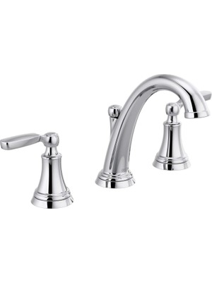 Starseven Faucet Woodhurst Yaygın Banyo Bataryası Krom, Krom Banyo Bataryası 3 Delikli, Banyo Lavabo Ba