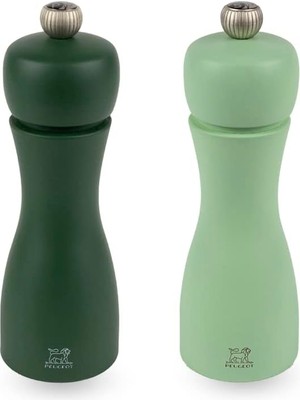 Starseven Peugeot Tahiti Duo Su Yeşili Tuz Karabiber Değirmeni Seti 15 cm - 6 Inç, Deniz Köpüğü Nane