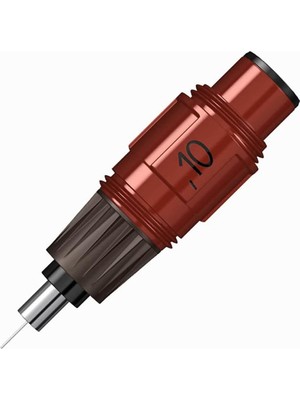 Starseven Rotring Isograph Teknik Çizim Kalemi Yedek Ucu, 0,1 Mm, Koyu Kırmızı