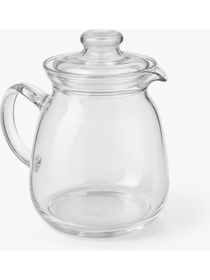 Starseven Isıya Dayanıklı Borosilikat Cam Demlik – 600 ml Şeffaf Çaydanlık, Filtreli Bitki Çayı Kahve Deml