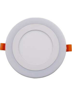 Ronanna 1 Adet Noas YL11 0600 Sıva Altı 6+3W 3 Fonksiyonlu Yuvarlak LED Spot 6500K Beyaz+Mavi