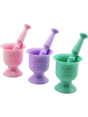 Uravas Store Renkli Plastik Havan - Mortar  Sarımsak Dövecek (5047)
