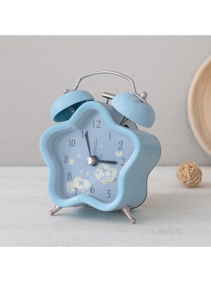 Uravas Store Çift Zilli Metal Masa Çalar Saat (8.8 Cm) - Pilli & Işıklı