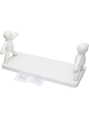 Uravas Store Rambo Manken Tutacaklı  Plastik Etejer Yapışkanlı BÜYÜK=13.5X33CM (5047)