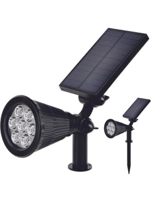 Ronanna 1 Adet Cata Ct 7310 Zena Solar Güneş Enerjili Kazıklı Bahçe Armatürü 7W 3200K Gün Işığı