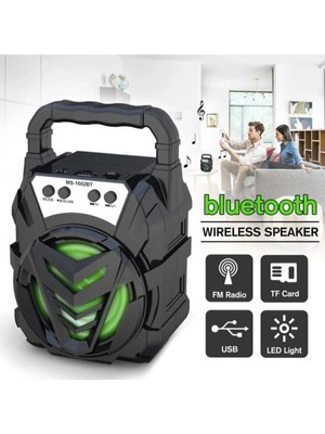 Ronanna Buğz Bluetooth Hoparlör, Fm Radyo Özellikli, Şarj Edilebilir, Çoklu Bağlantılı, Siyah