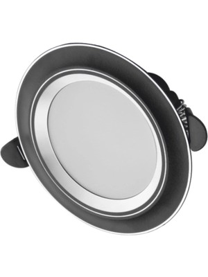 Ronanna 1 Adet Cata Ct 5258 Zebra Siyah Kasa 6W Sıva Altı LED Spot 3 Renk