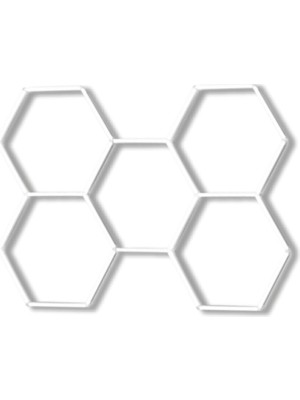 Ronanna 1 Adet Noas YL76 1360 Anzer Petek LED Linear Armatür 6400K Beyaz Işık