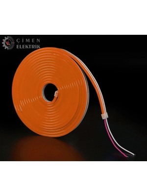 Ronanna 1 Adet 5 Metre Noas YL42 0126 Dış Mekan 12V Amber Neon Hortum LED