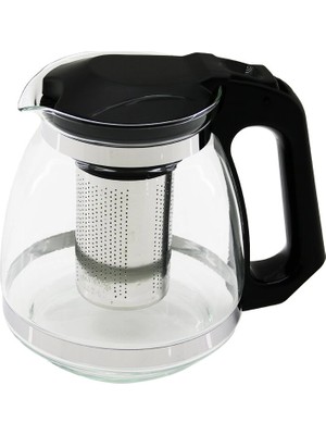 Uravas Store Çelik Süzgeçli Cam Demlik 1500ML (5047)