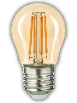 Ronanna 1 Adet Kendal KES603 LED Rustik Ampul 6W Amber Işık E27 Duy