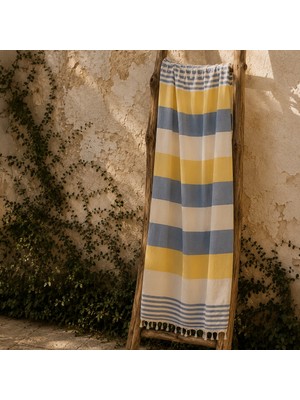 Evidea Soft Stripe Kızılcabölük Peştamal - Renkli - 90X170 cm