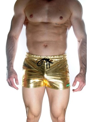 Renas Store Erkek Gold Lame Short