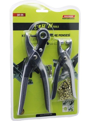 Renas Store 2li Set  6 Dişli Metal Kemer Delme Pensesi Perçin Pensesi Gold Perçin