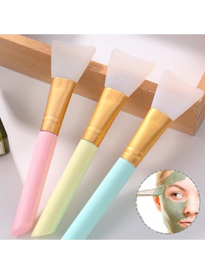 Renas Store 2li Silikon Temizlemesi Kolay Kullanılabilen Yüz Cilt Bakımı Maske ve Krem Spatulası (5528)