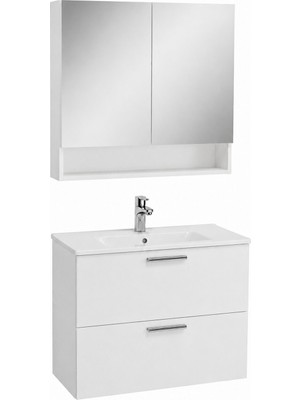 VitrA MİA SET 80 CM ÇEKMECELİ (LAVABO DOLABI) BEYAZ (66050)