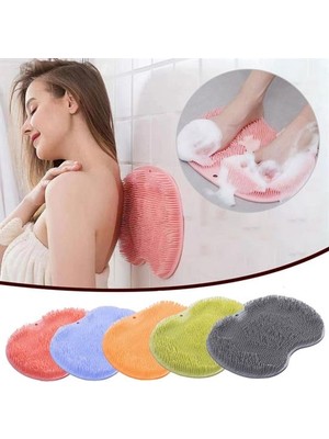 Renas Store Çok Amaçlı Esnek Yumuşak Banyo El Ayak Vücut Plastik Duş Matı Plastik Banyo Matı