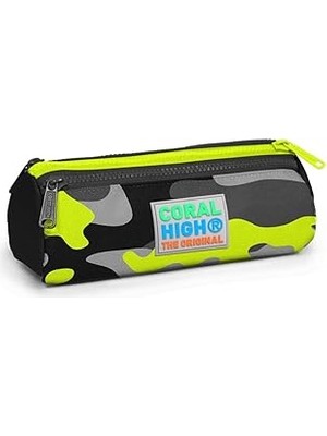 Renas Store Coral High Kalem Çanta (Üç Bölmeli)