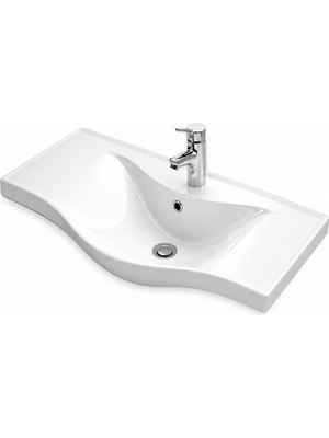 Lapino ETEJERLİ LAVABO 90 CM BASIC ESV-7090